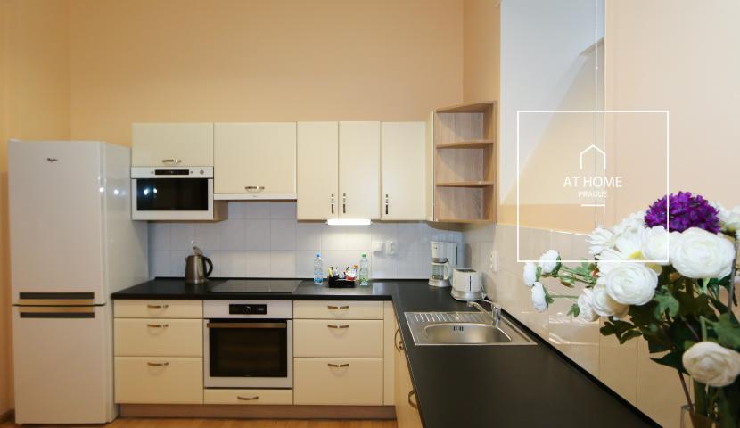 3 bedroom duplex with balcony, Belgická, Vinohrady