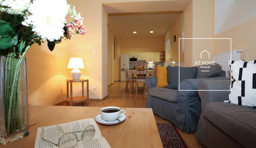 3 bedroom duplex with balcony, Belgická, Vinohrady