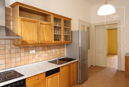 Nice, unfurnished 2+1 (two spacious rooms + kitchen), Šmilovského, Vinohrady