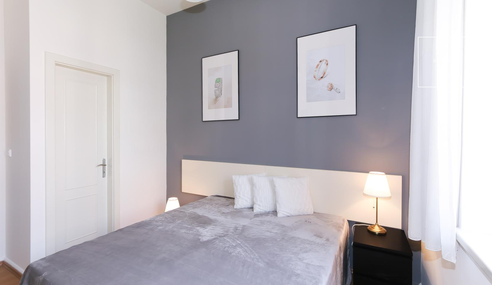 Plně zařízený byt 3+kk/balkon, Belgická, Vinohrady