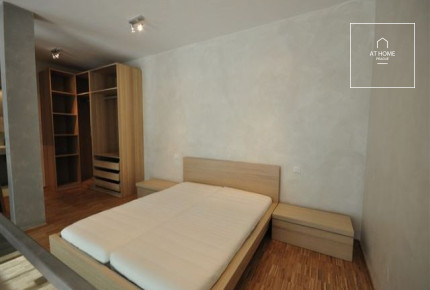 Fully furnished 1-bedroom loft with terrace, Šaldova, Karlín