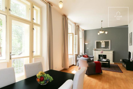 Plně zařízený byt 3+kk/balkon, Belgická, Vinohrady