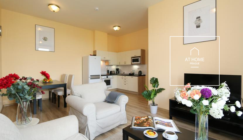 Nice, fully furnished 2bedroom apartment, Máchova, Vinohrady