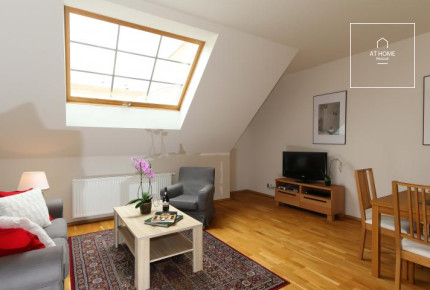 Fully furnished one bedroom loft, Na Kozačce, Vinohrady.
