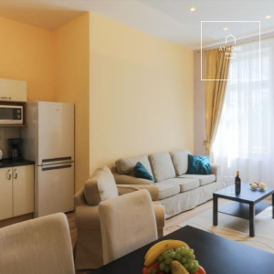 Plně zařízený příjemný byt 3+kk, Máchova, Vinohrady