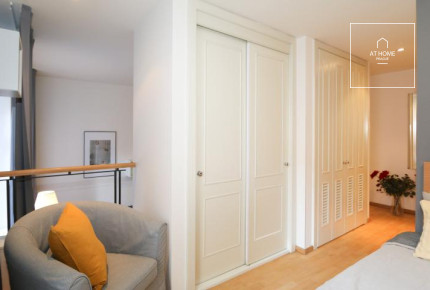 Nice duplex apartment, one bedroom, Vinohrady