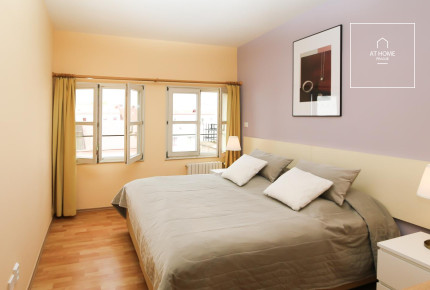 2 bedroom fully furnished duplex, Belgická, Vinohrady