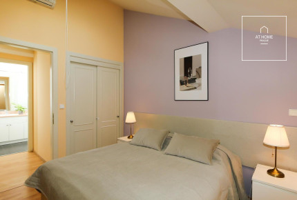 2 bedroom fully furnished duplex, Belgická, Vinohrady