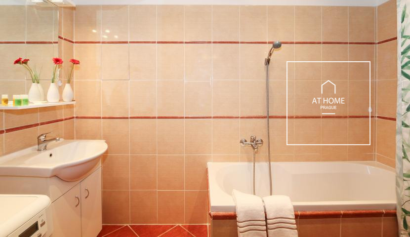 Plně zařízený podkrovní apartman 3+kk v Sázavské ulici na Vinohradech