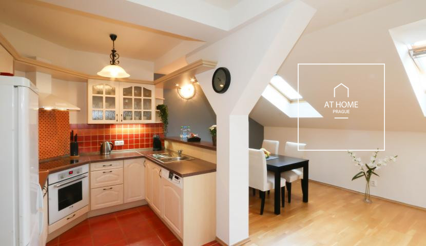 Elegant 2-bedroom apartment for rent Prague Prague 2, Sázavská, Vinohrady