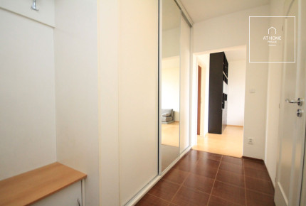 Nice partly furnished 1-bedroom apartment with balcony, Strašnice