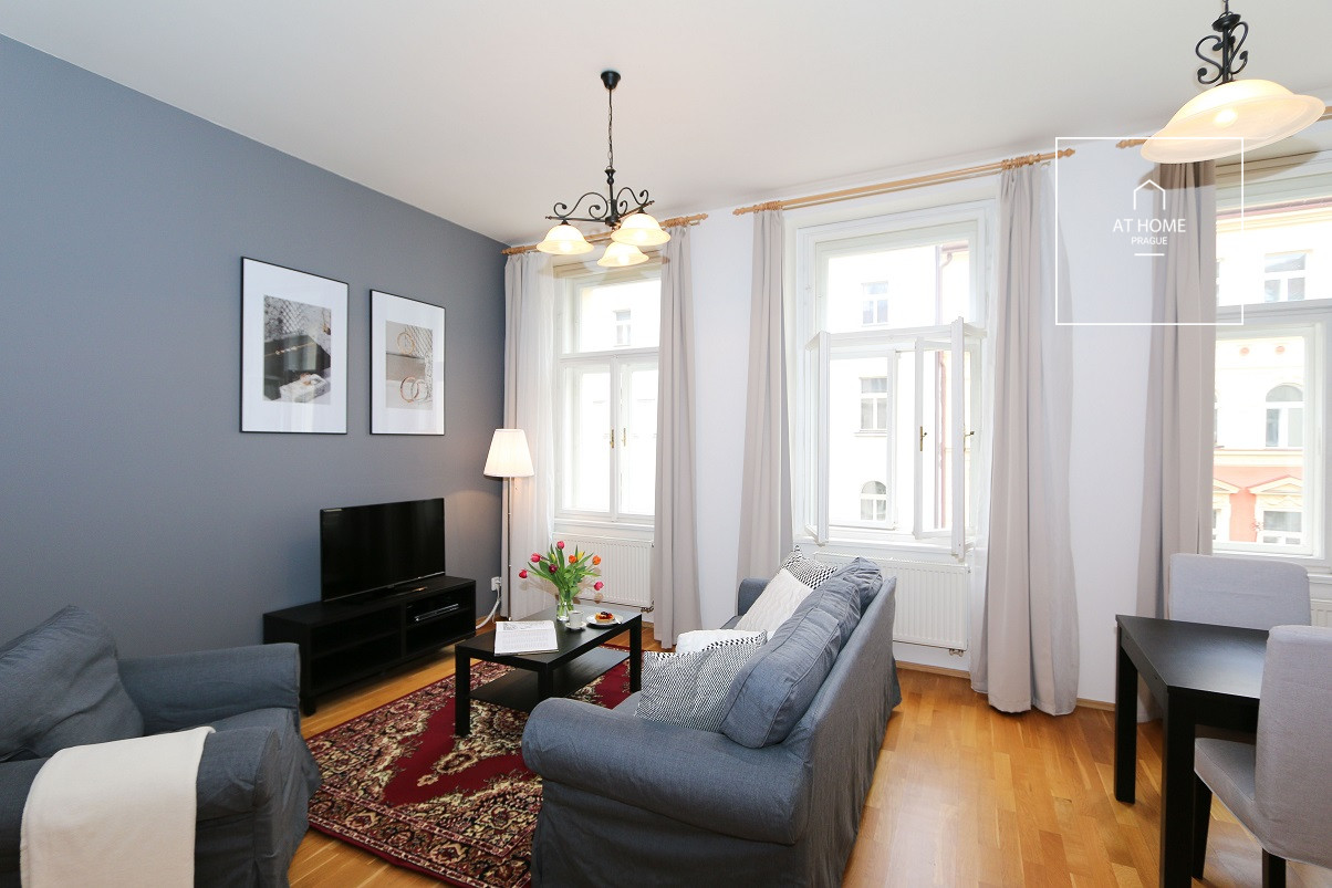 Plně zařízený apartman 3+kk, Vinohrady