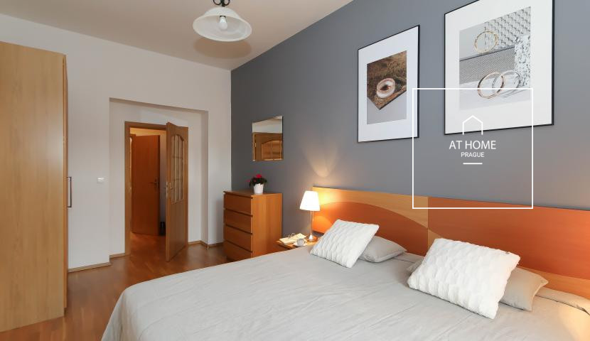 Plně zařízený apartman 3+kk , Sázavská, Vinohrady