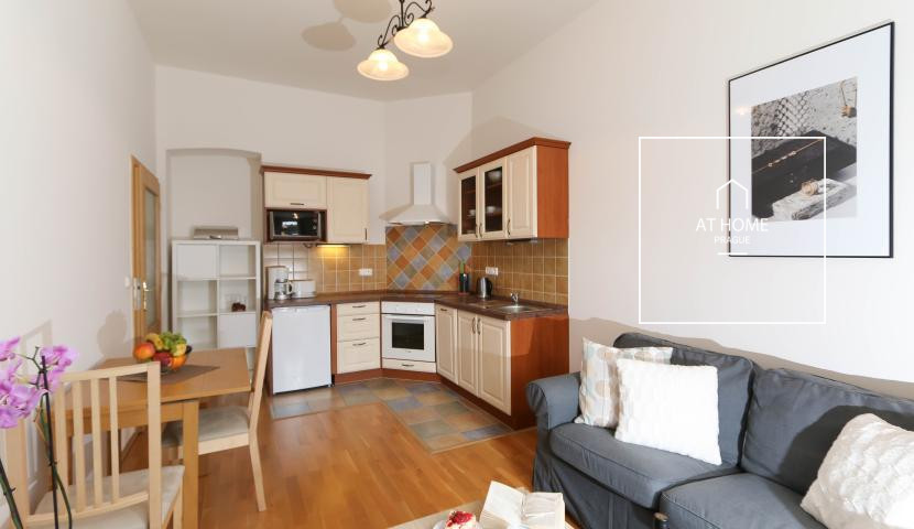 Nice apartment, fully furnished, Moravská, Vinohrady