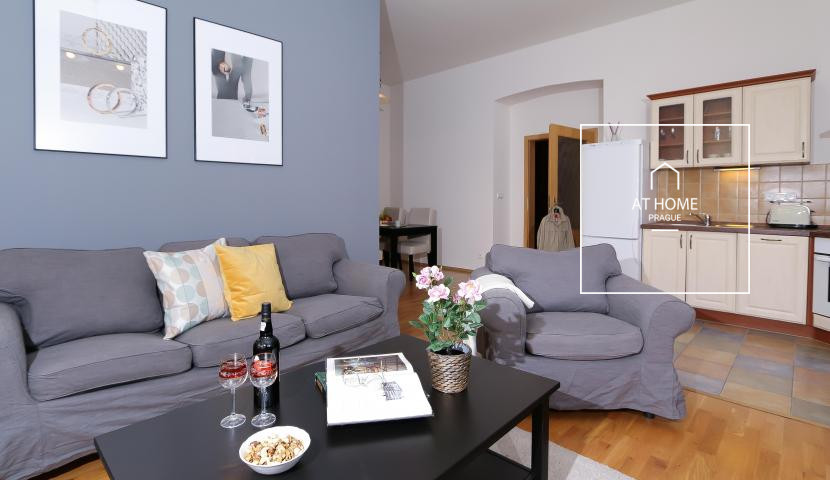 Fully furnished 2-bedroom apartment, Moravská, Vinohrady