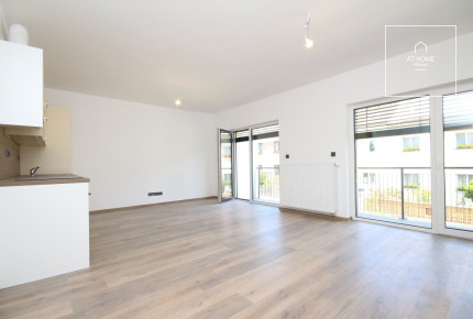 Nice, spacious studio apartment with balcony, new building, Pilsen