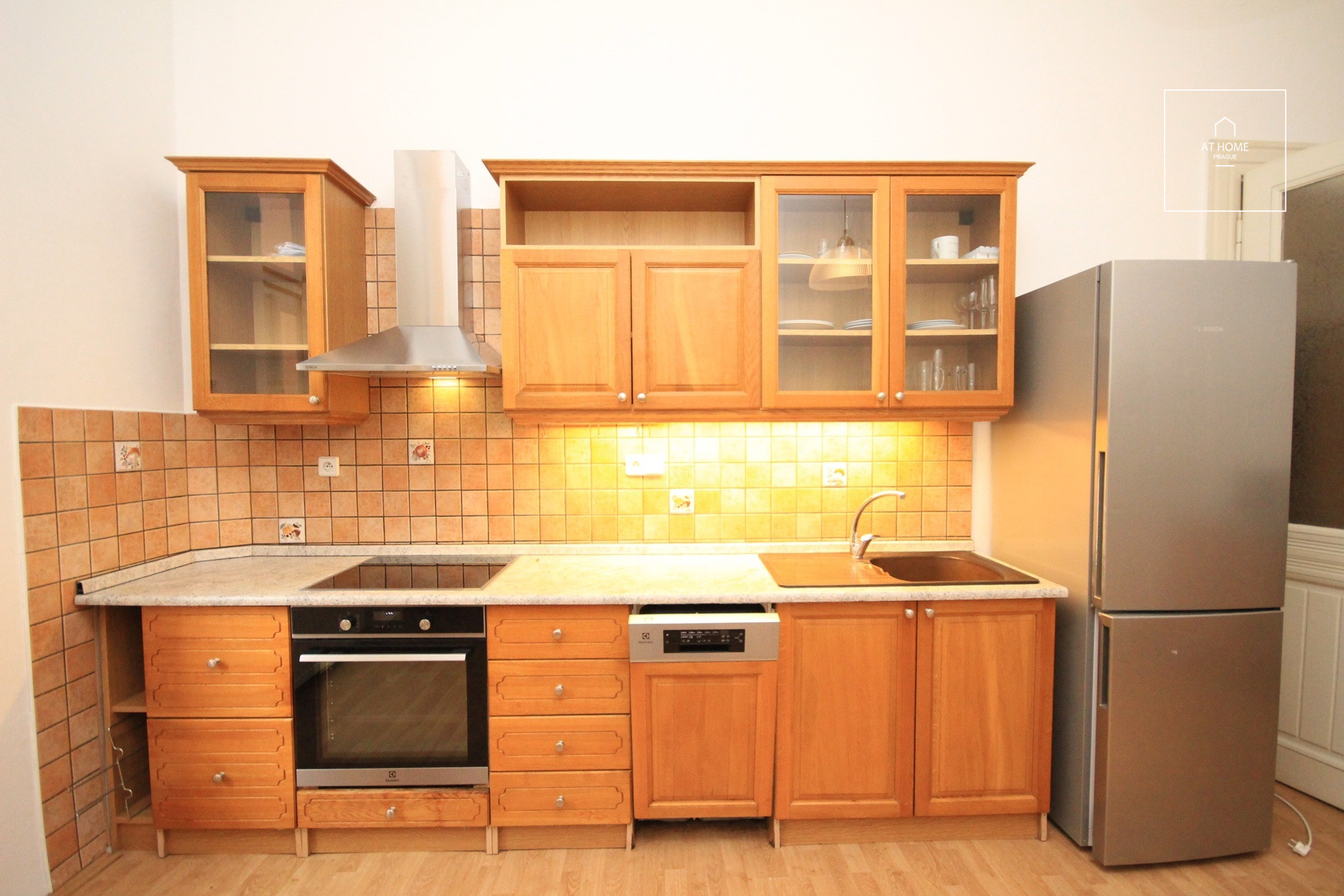 Nice, unfurnished 2+1 (two spacious rooms + kitchen), Šmilovského, Vinohrady