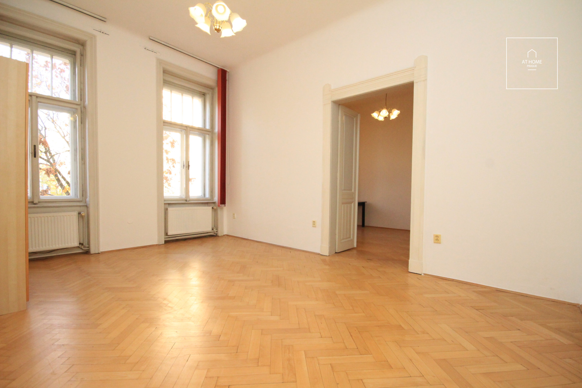 Nice, unfurnished 2+1 (two spacious rooms + kitchen), Šmilovského, Vinohrady