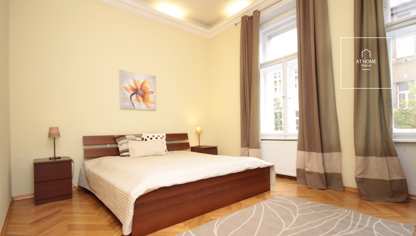 Nadstandardní, zařízený byt 3+kk, Belgická, Vinohrady