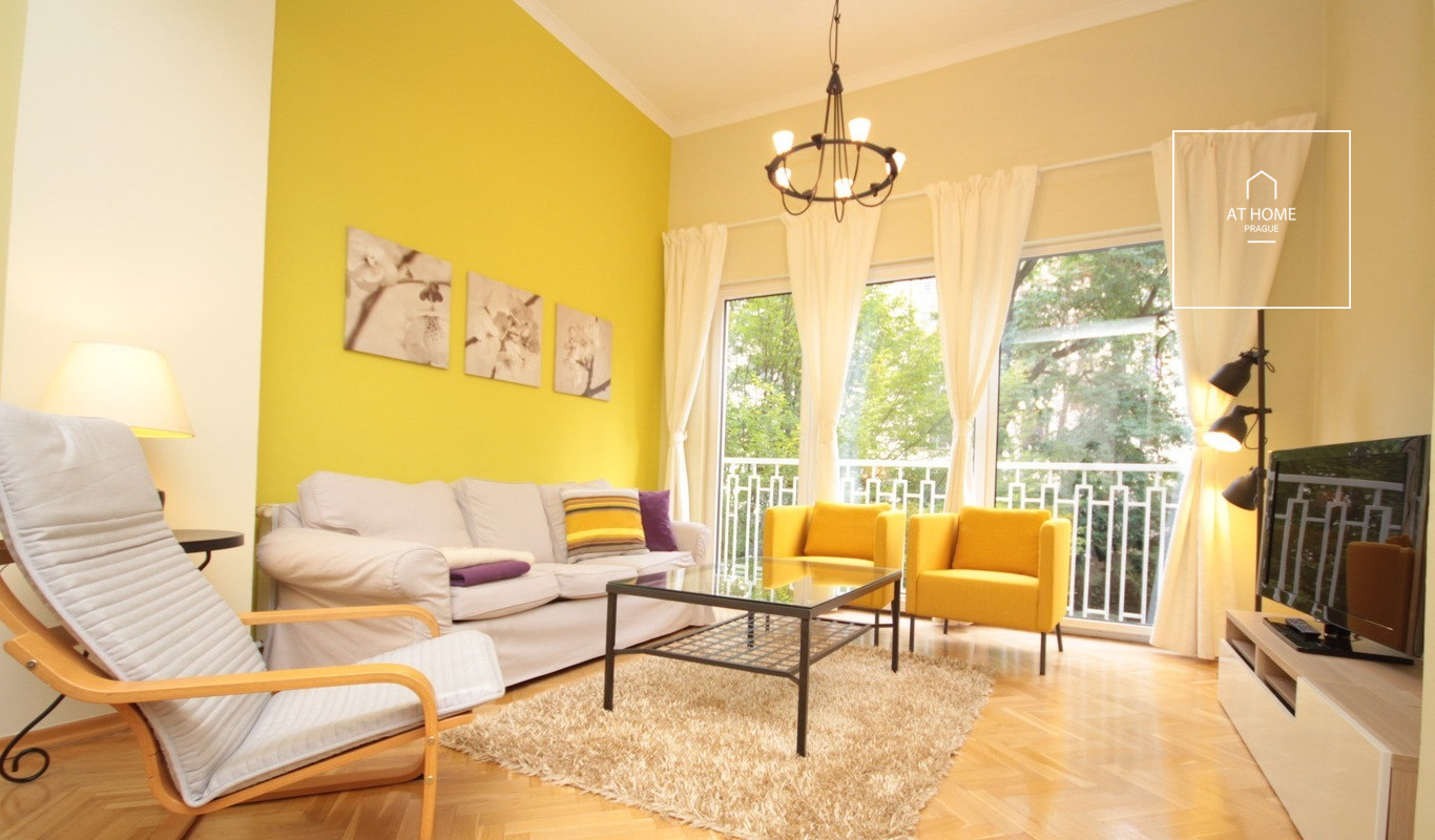 Charming, fully furnished 2bedroom apartment, Belgická, Vinohrady
