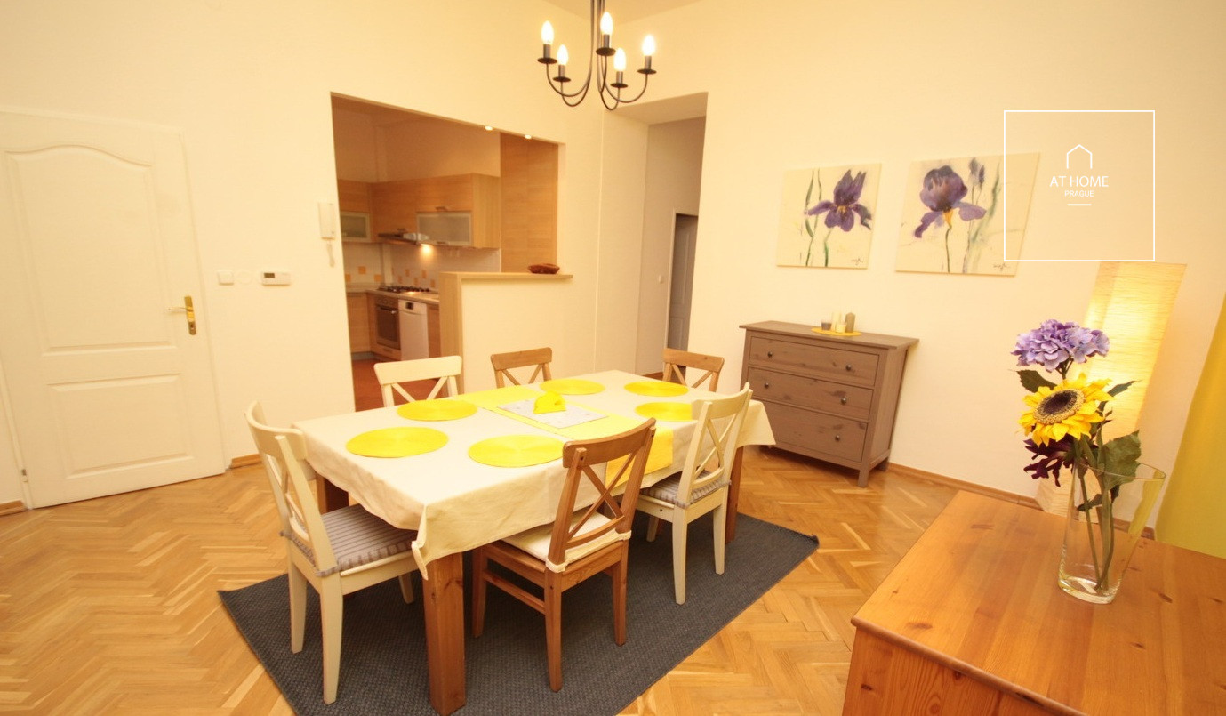 Nadstandardní, zařízený byt 3+kk, Belgická, Vinohrady