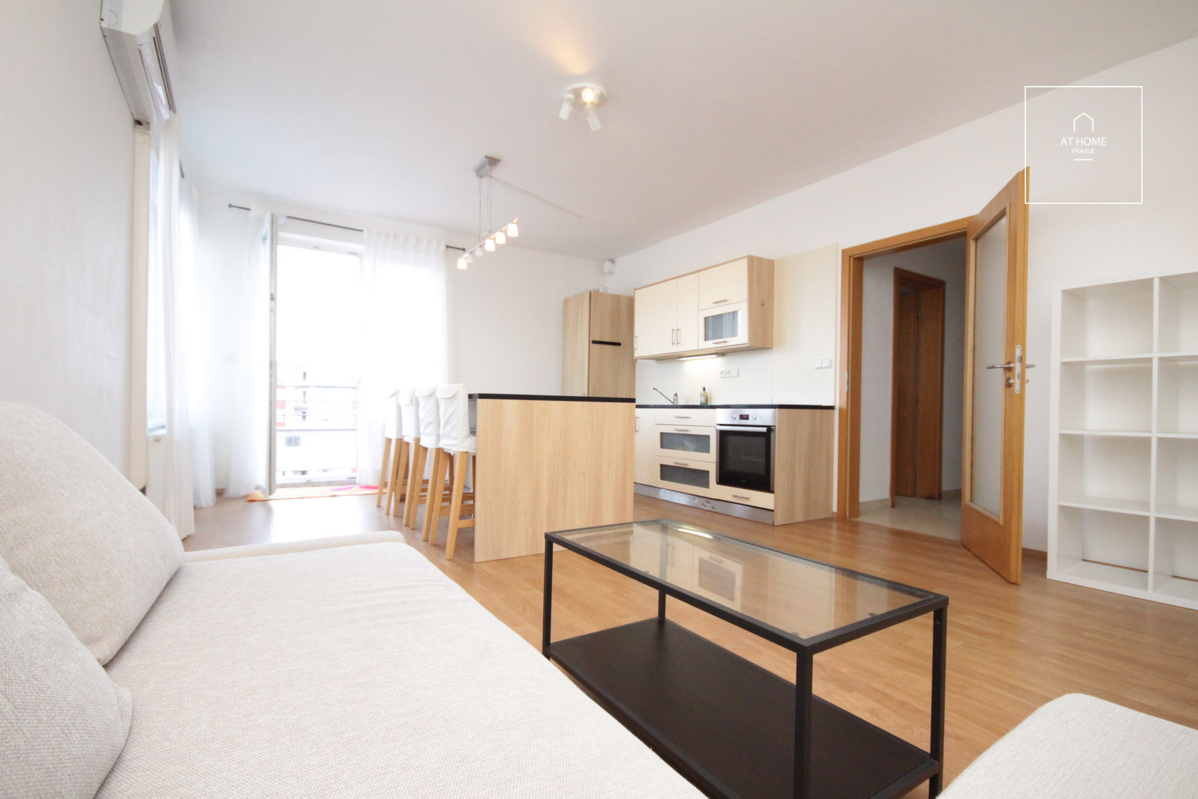 Fully furnished 1bedroom apartment, project Metropole Zličín, Praha 5