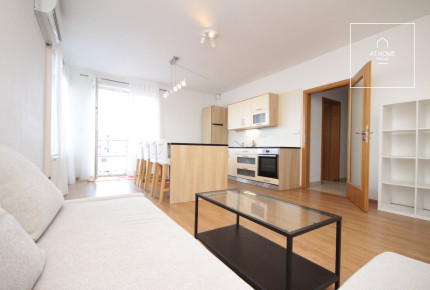 Fully furnished 1bedroom apartment, project Metropole Zličín, Praha 5