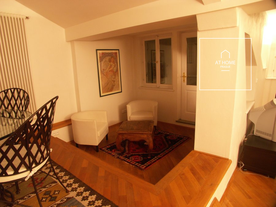 Attic, duplex apartment for rent, Odborů, Nové Město