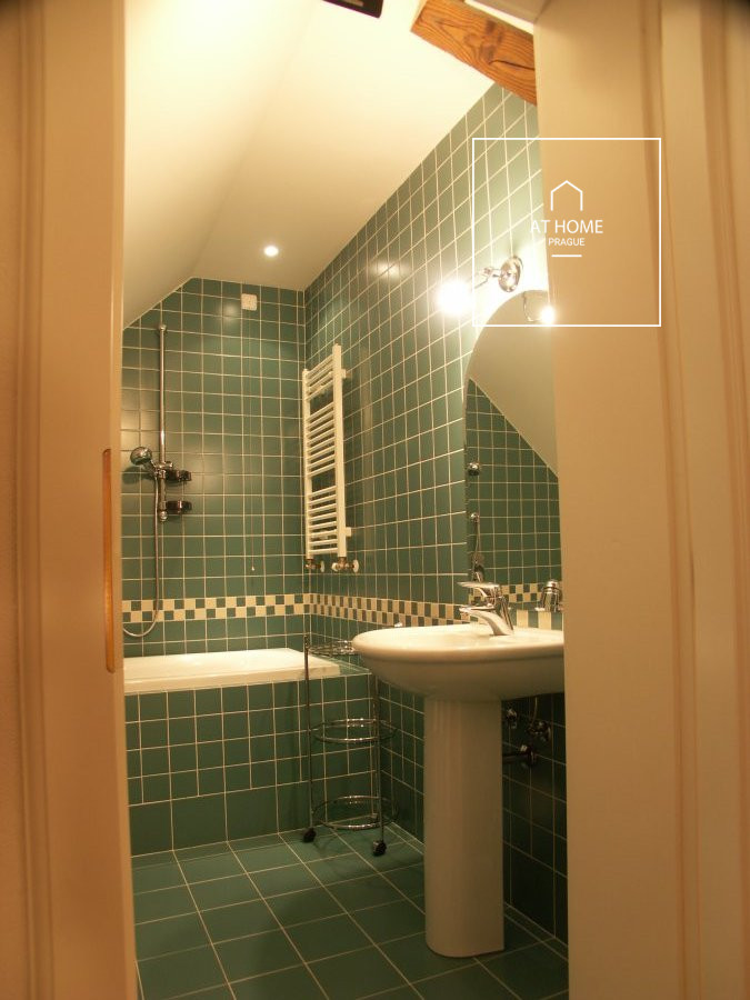 Attic, duplex apartment for rent, Odborů, Nové Město