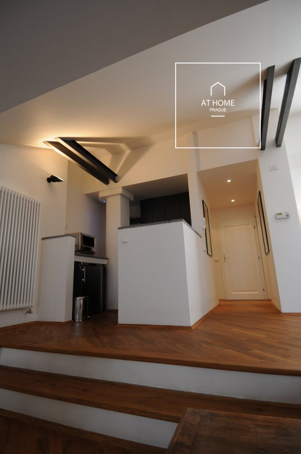 Attic, duplex apartment for rent Prague Prague 2, Odborů, Nové Město