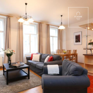 Plně zařízený apartman 3+kk v Sázavské ulici na Vinohradech