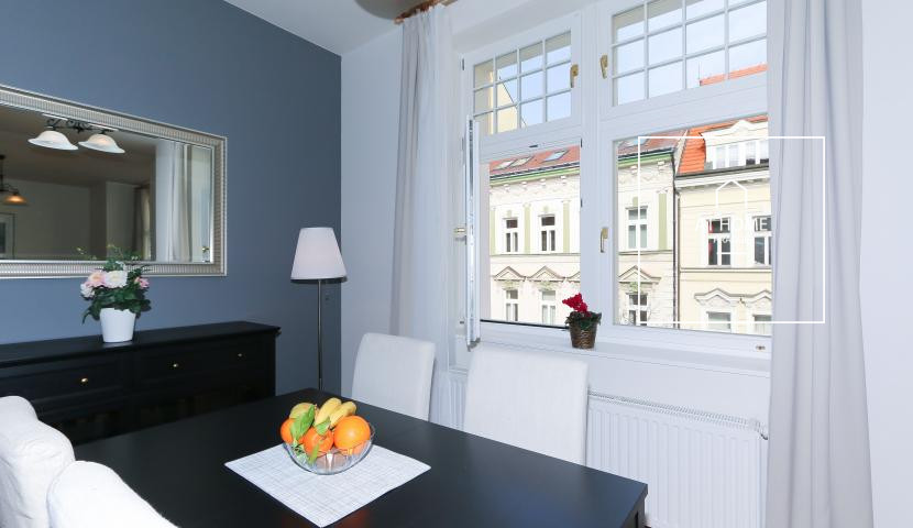 Příjemný zařízený byt 2+kk, Na Kozačce, Vinohrady