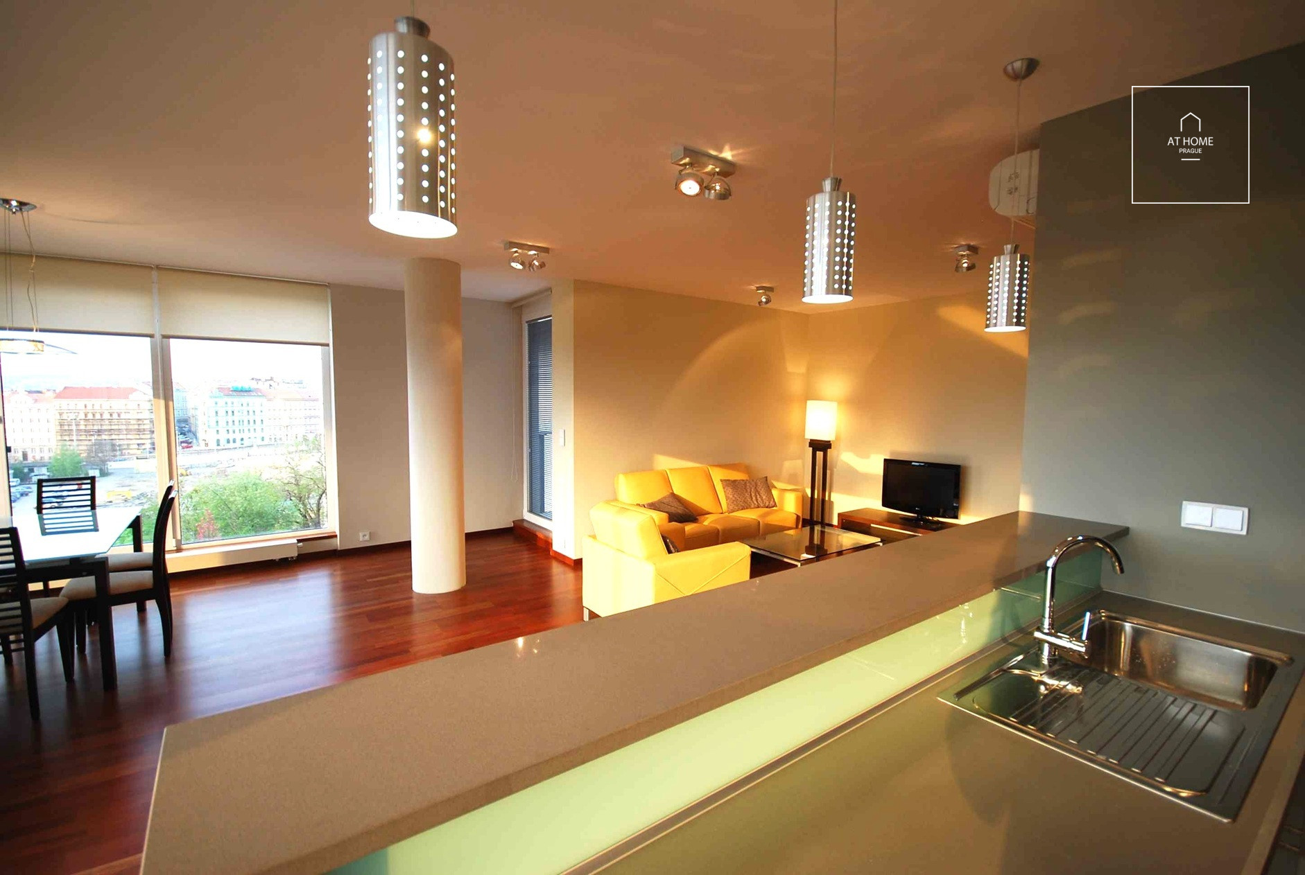 Fully furnished, luxury 3 bedroom apartment with 2 terraces, Rezidence Riegrovy Sady, Vinohrady