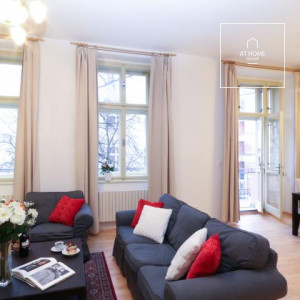 Plně zařízený byt 3+kk, Belgická, Vinohrady