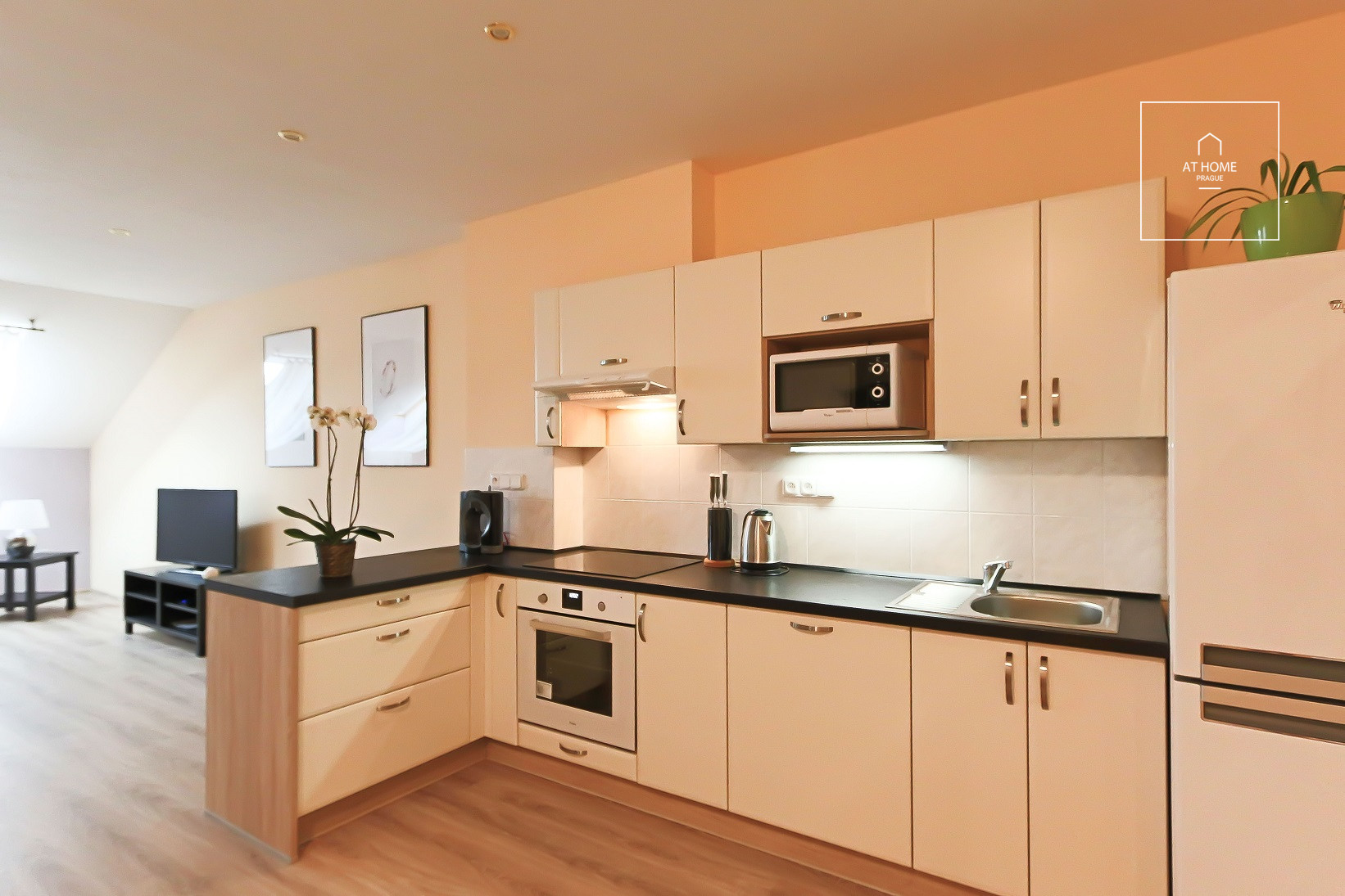 Fully furnished 2 bedroom apartment, Máchova, Vinohrady