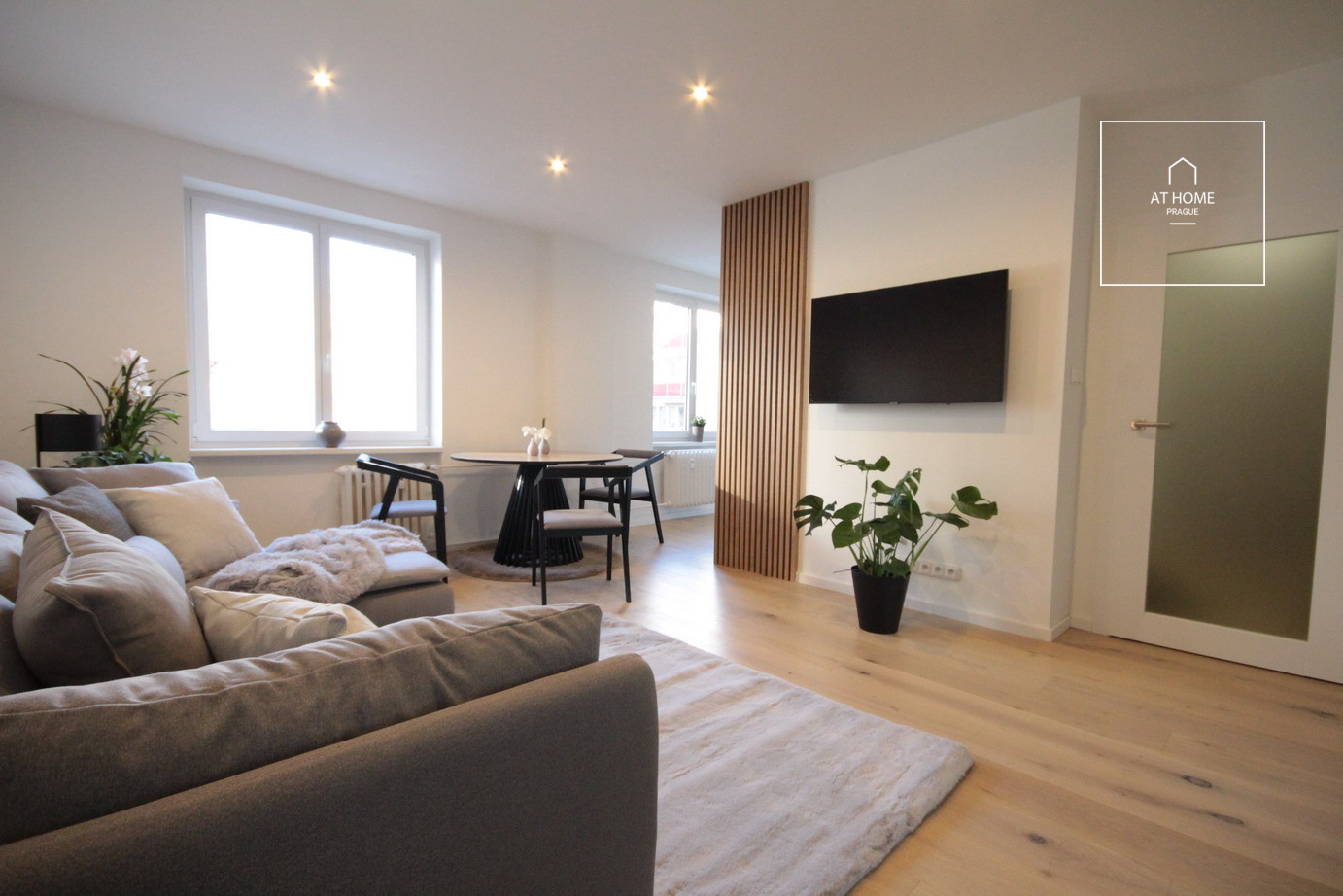 Charming new and furnished one-bedroom apartment, Dejvice
