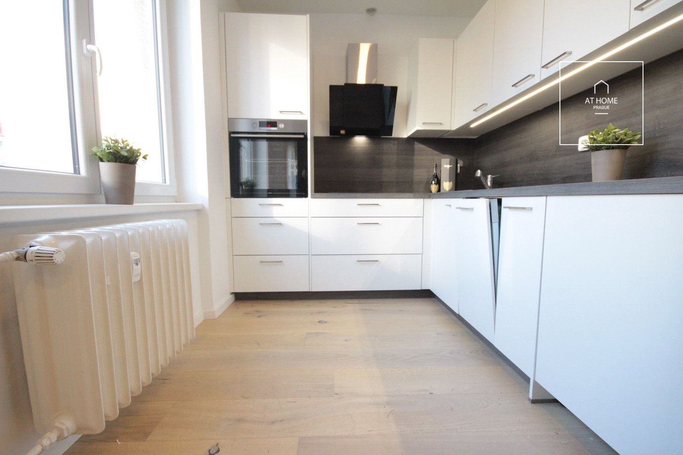 Charming new and furnished one-bedroom apartment, Dejvice