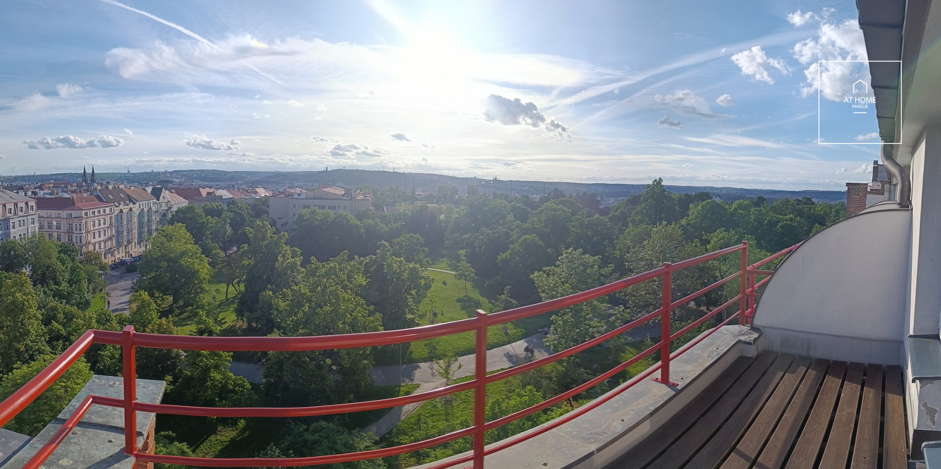 Fully furnished studio with terrace, Chopinova, Vinohrady