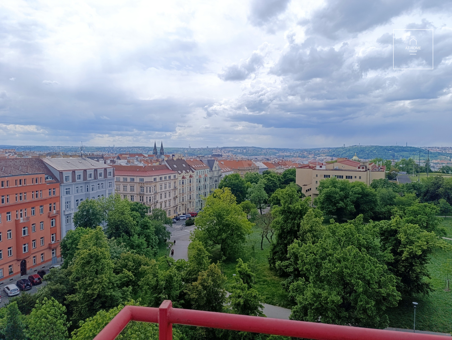 Fully furnished studio with terrace, Chopinova, Vinohrady