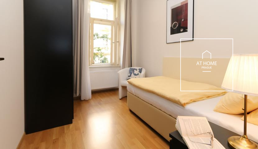 Plně zařízený byt 3+kk, Moravská, Vinohrady