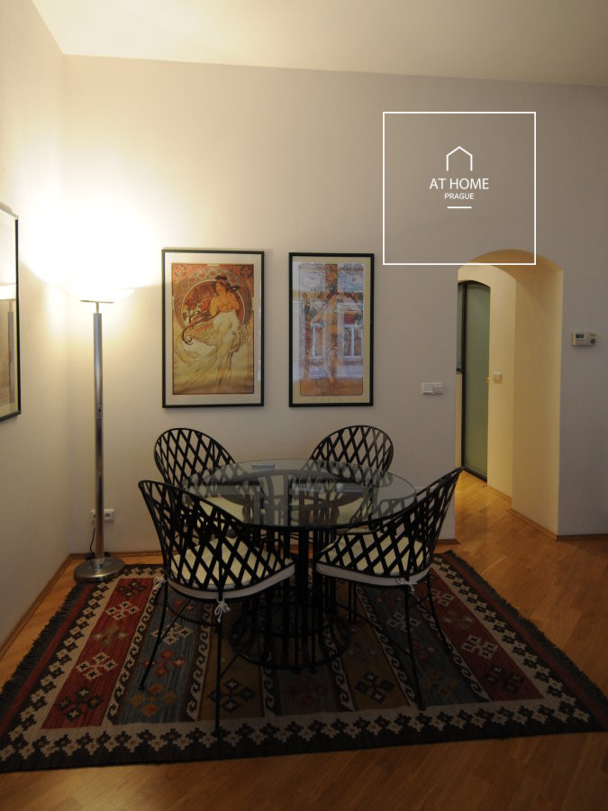 Wonderful 2-bedroom apartment, fully furnished, Odborů, Vinohrady