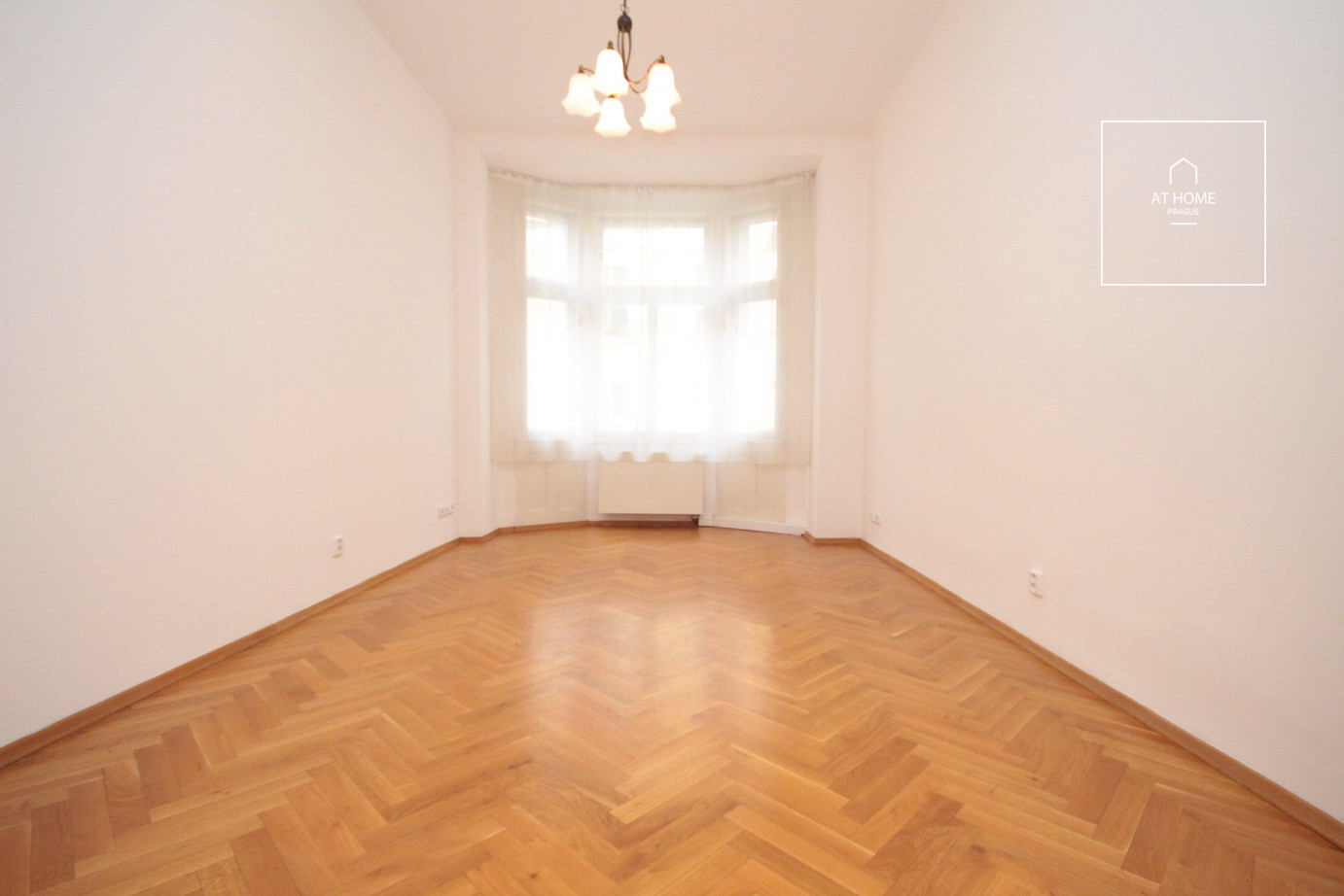 Unfurnished 2-bedroom apartment with small balcony, Art Nouveau building, Staré Město