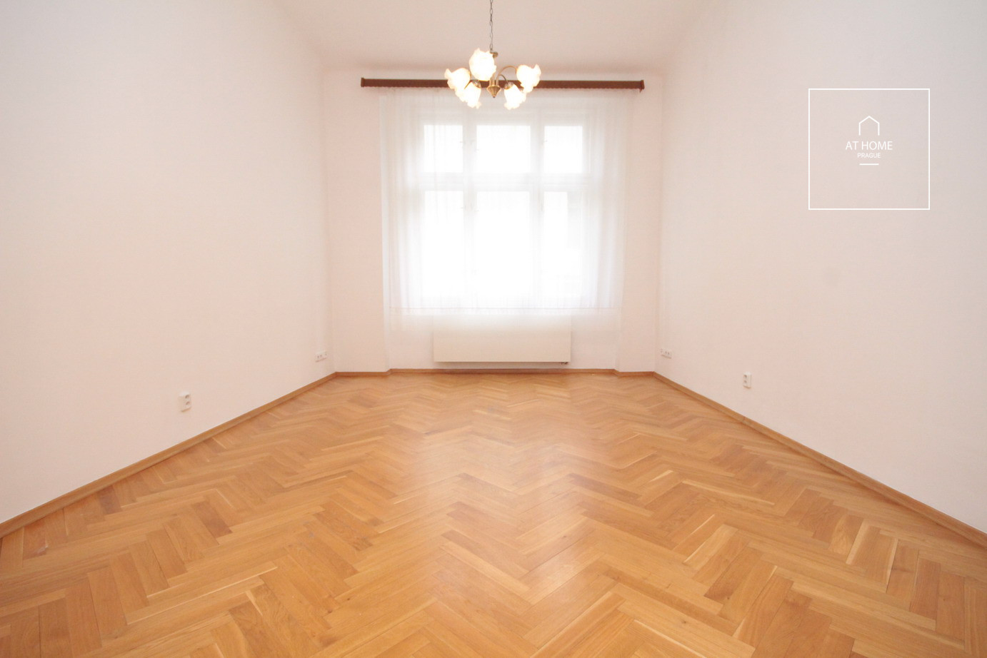 Unfurnished 2-bedroom apartment with small balcony, Art Nouveau building, Staré Město