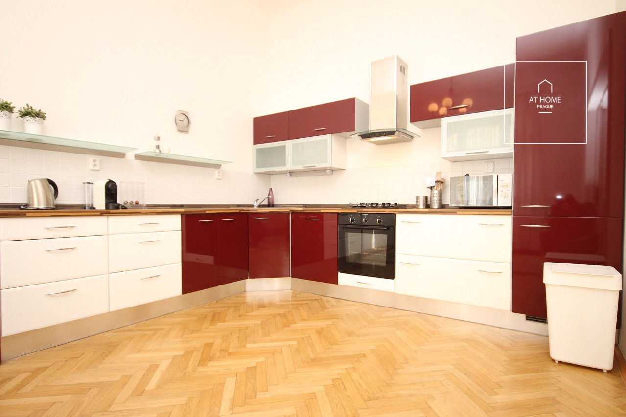 Bright 2-bedroom apartment, Vinohrady - Mánesova Street