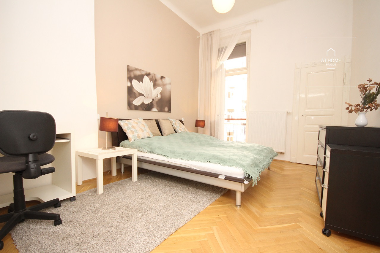 Bright 2-bedroom apartment, Vinohrady - Mánesova Street