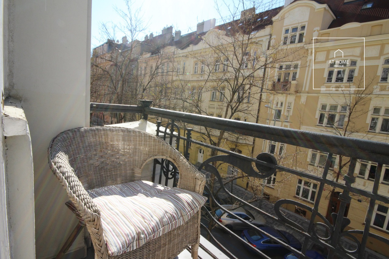 Bright 2-bedroom apartment, Vinohrady - Mánesova Street