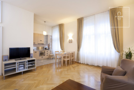 Luxury, fully-furnished 1-bedroom apartment, Újezd, Malá Strana